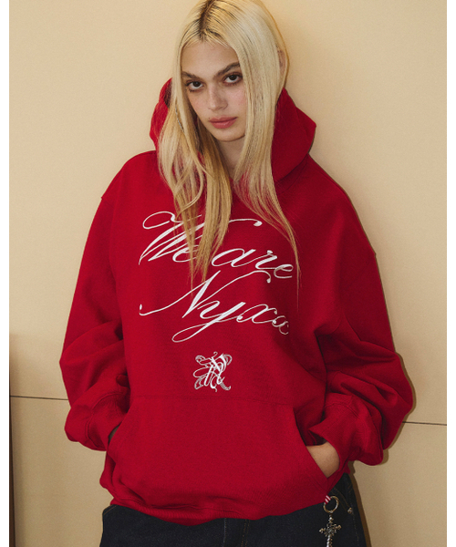 NYXX(エヌワイエックスエックス)の「WE ARE NYXX HOODIE RED(パーカー・レディース・その他・SMALL/MEDIUM)」の1枚目の写真