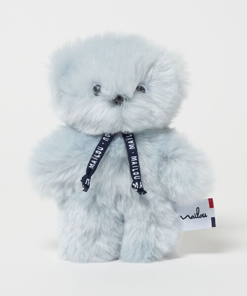 green label relaxing（グリーンレーベルリラクシング）の「＜MAILOU TRADITION＞ベア / ぬいぐるみ / キッズ（おもちゃ・キッズ・ホワイト/ベージュ/ライトブルー・FREE）」の3枚目の写真