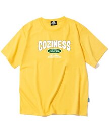 COZINESS VARSITY LOGO Tシャツ - イエロー
