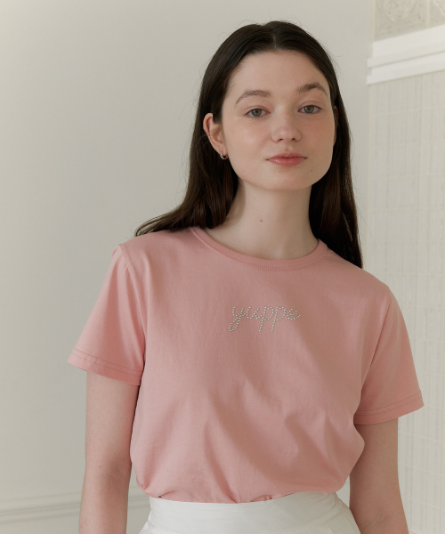 YUPPE(ヨッペ)の「DOTTED YUPPE T-SHIRT_PINK(Tシャツ/カットソー・レディース・その他・FREE)」の5枚目の写真