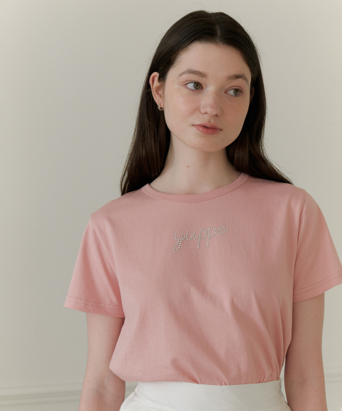 YUPPE(ヨッペ)の「DOTTED YUPPE T-SHIRT_PINK(Tシャツ/カットソー・レディース・その他・FREE)」の6枚目の写真