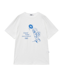 Kompakt Record Bar（コンパクトレコードバー）の「KRB Extra Extra T-shirt - White（Tシャツ/カットソー）」