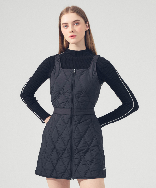 LORDLOAR(ロードロアル)の「ネオダイヤキルティングワンピース BLACK(ワンピース・レディース・その他・SMALL/MEDIUM)」の1枚目の写真
