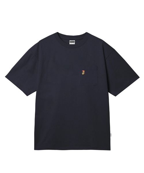 Chocolate Jesus （チョコレートジーザス ）の「FLAME LOGO POCKET SS TEE（Tシャツ/カットソー・メンズ・ホワイト/ネイビー/ブラック・XX-LARGE/X-LARGE/LARGE/MEDIUM）」の3枚目の写真