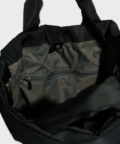 OUTDOOR PRODUCTS(アウトドアプロダクツ)の「OUTDOOR PRODUCTS 2way Belt Tote / BR-OUT-25AW01 (トートバッグ・レディース・チャコール/ブラウン・FREE)」の16枚目の写真