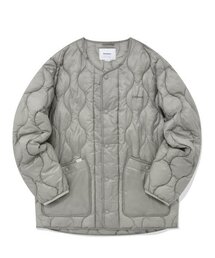 COVERNAT（カバーナット）の「ミッドキルティングジャケットライトグレー（その他アウター）」