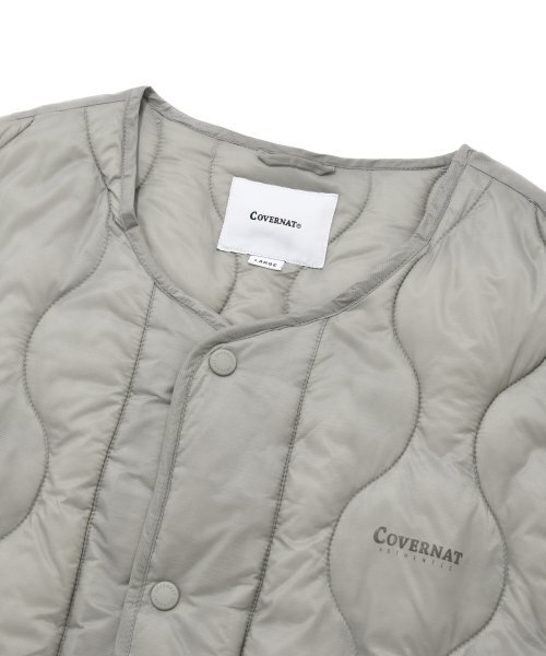 COVERNAT(カバーナット)の「ミッドキルティングジャケットライトグレー(その他アウター・レディース・その他・LARGE/X-LARGE/MEDIUM)」の3枚目の写真