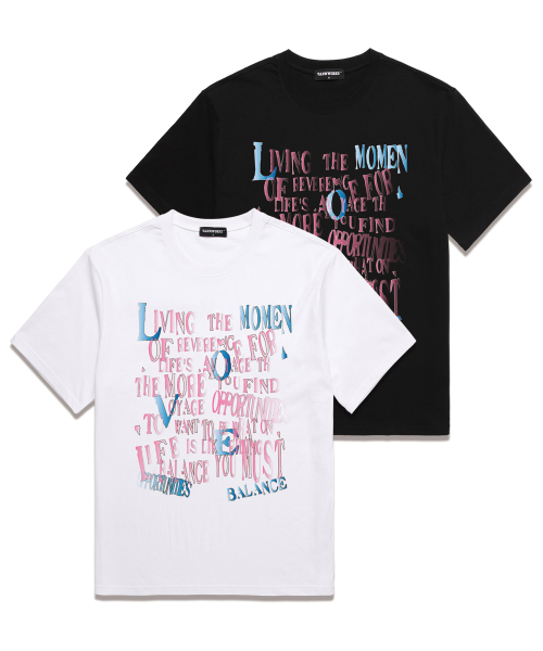 VANNWORKS(バンワークス)の「LOVE BALANCE オーバーサイズ 半袖Tシャツ (VS0122) ホワイト(Tシャツ/カットソー・レディース・その他・LARGE/X-LARGE/XX-LARGE/SMALL/MEDIUM)」の5枚目の写真