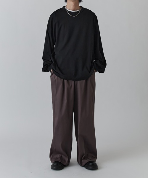 Lui's（ルイス）の「サテンボタンフライイージーパンツ（その他パンツ・メンズ・チャコールグレー/ブラック・FREE）」の18枚目の写真