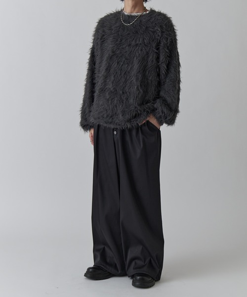 Lui's（ルイス）の「サテンボタンフライイージーパンツ（その他パンツ・メンズ・チャコールグレー/ブラック・FREE）」の12枚目の写真