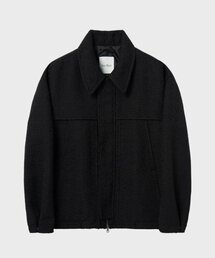 NONBLANK（ノンブランク）の「バルーンフィットツイードジャケット_BLACK（その他アウター）」