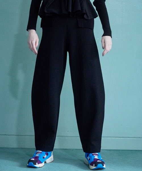 FLASK PATTERN KNIT PT（その他パンツ）｜OMMO（オーエムエムオー）の