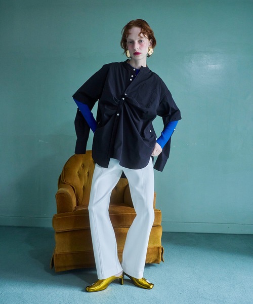 FLASK PATTERN KNIT PT（その他パンツ）｜OMMO（オーエムエムオー）の