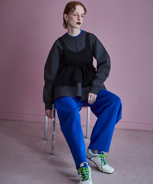 FLASK PATTERN KNIT PT（その他パンツ）｜OMMO（オーエムエムオー）の