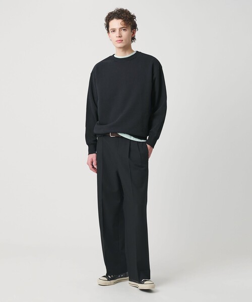 BEAUTY&YOUTH UNITED ARROWS（ビューティーアンドユースユナイテッドアローズ）の「ピーチスキン ダメージ クルーネック スウェット（スウェット・メンズ・レッド/ネイビー/ナチュラル・S/M/L/XL）」の10枚目の写真