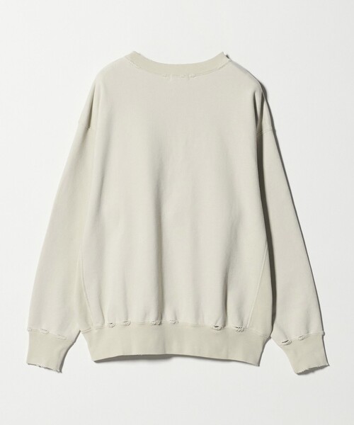 BEAUTY&YOUTH UNITED ARROWS（ビューティーアンドユースユナイテッドアローズ）の「ピーチスキン ダメージ クルーネック スウェット（スウェット・メンズ・レッド/ネイビー/ナチュラル・S/M/L/XL）」の15枚目の写真