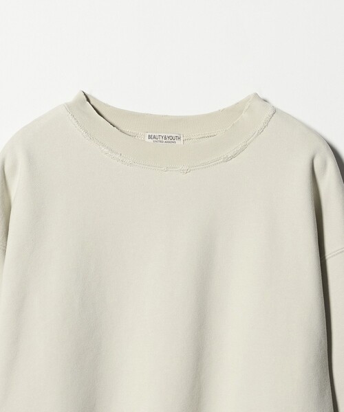 BEAUTY&YOUTH UNITED ARROWS（ビューティーアンドユースユナイテッドアローズ）の「ピーチスキン ダメージ クルーネック スウェット（スウェット・メンズ・レッド/ネイビー/ナチュラル・S/M/L/XL）」の16枚目の写真