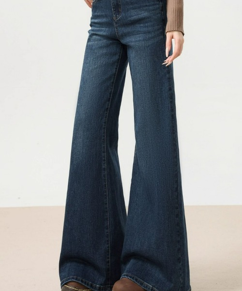 REBALANCE（リバランス）の「ストレッチハイウエストフレアデニム（デニムパンツ・レディース・A・LARGE/MEDIUM/X-LARGE）」の10枚目の写真