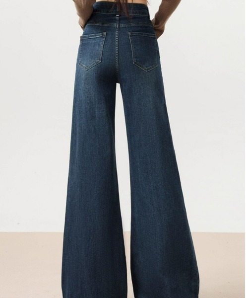 REBALANCE（リバランス）の「ストレッチハイウエストフレアデニム（デニムパンツ・レディース・A・LARGE/MEDIUM/X-LARGE）」の16枚目の写真