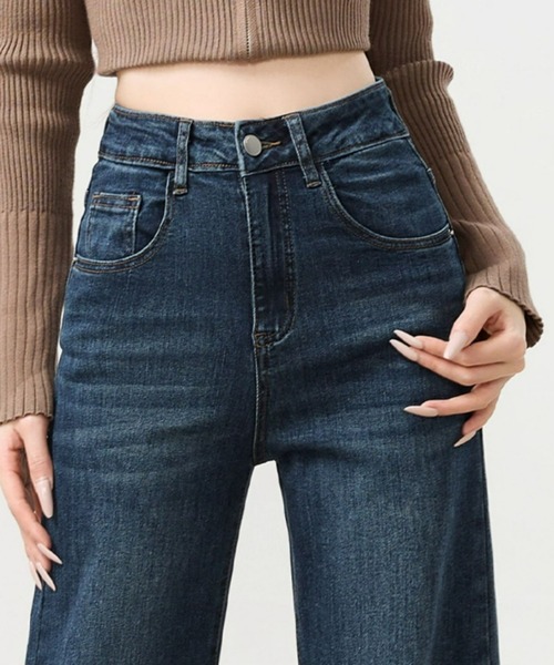 REBALANCE（リバランス）の「ストレッチハイウエストフレアデニム（デニムパンツ・レディース・A・LARGE/MEDIUM/X-LARGE）」の9枚目の写真