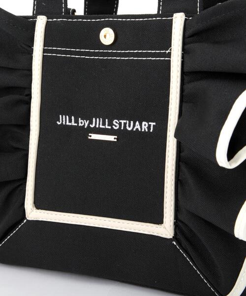 JILL by JILL STUART(ジルバイジルスチュアート)の「【お気に入り登録8,000件超え】フレームフリルトート(トートバッグ・レディース・ブラック/ホワイト系その他/ホワイト/ピンク・FREE)」の6枚目の写真
