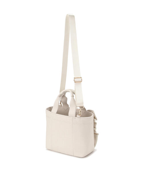 JILL by JILL STUART（ジルバイジルスチュアート）の「【お気に入り登録7,000件超え】フレームフリルトート（トートバッグ・レディース・ブラック/ホワイト系その他/ホワイト/ピンク・FREE）」の11枚目の写真