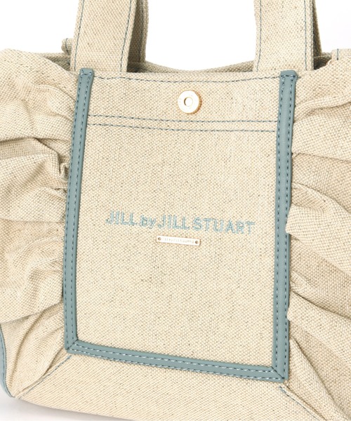 JILL by JILL STUART(ジルバイジルスチュアート)の「【お気に入り登録8,000件超え】フレームフリルトート(トートバッグ・レディース・ブラック/ホワイト系その他/ホワイト/ピンク・FREE)」の21枚目の写真