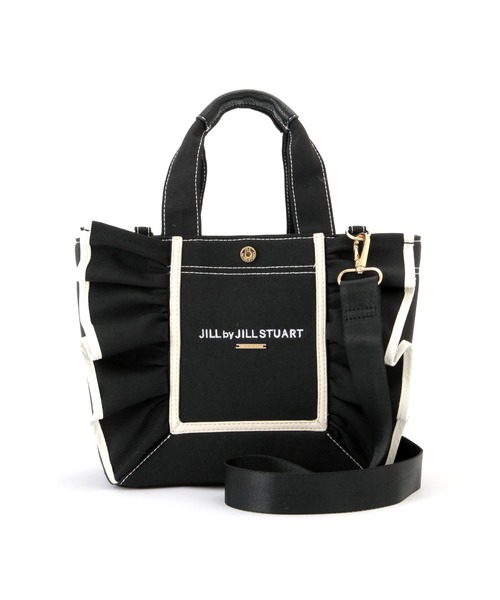 JILL by JILL STUART(ジルバイジルスチュアート)の「【お気に入り登録8,000件超え】フレームフリルトート(トートバッグ・レディース・ブラック/ホワイト系その他/ホワイト/ピンク・FREE)」の18枚目の写真