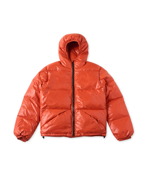 BRUMAN(ブルーマン)の「Hooded Down Jacket (Orange)(ダウンジャケット/コート・メンズ・その他・SMALL/MEDIUM/LARGE)」の1枚目の写真
