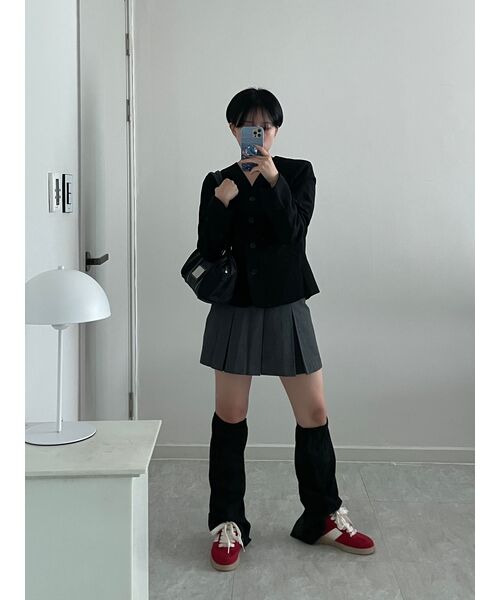 MOIREMOA(モアレモア)の「mono nylon wrap skirt - black(スカート・レディース・ブラック・SMALL/MEDIUM)」の11枚目の写真