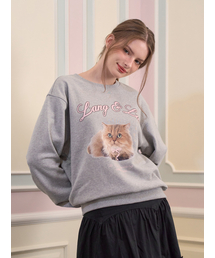 LANGNLU（ラングアンドルー）の「PERSY Sweatshirt (Pesi)_GREY（スウェット）」