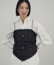 SALON adam et rope' | クロスレースマルチキャミソール(キャミソール)