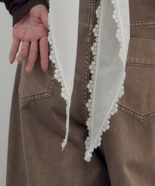 SALON adam et rope'（サロン アダム エ ロペ）の「クロスレースマルチキャミソール（キャミソール・レディース・ブラック/オフホワイト・FREE）」の14枚目の写真