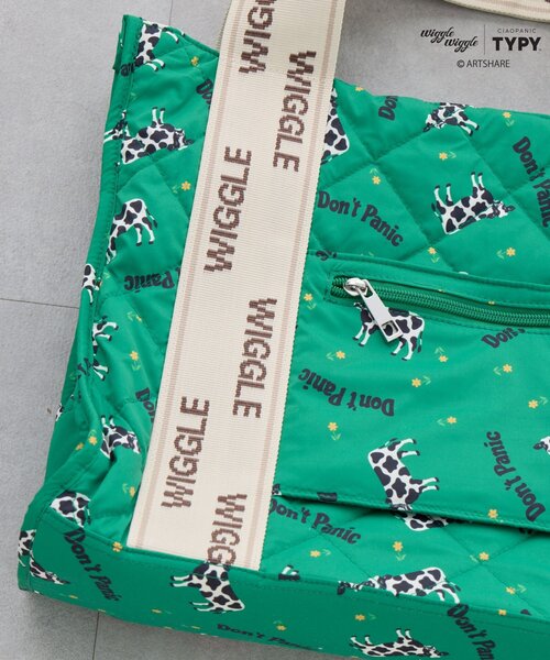 セール】【wiggle wiggle】ジャガードテープマルチウェイトートバッグ