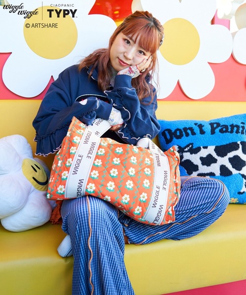 wiggle wiggle】ジャガードテープマルチウェイトートバッグ/キャリー