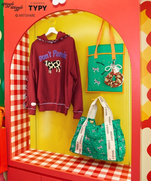 セール】【wiggle wiggle】ジャガードテープマルチウェイトートバッグ