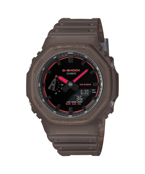 G-SHOCK(ジーショック)の「SMOKE LIGHT / 2100シリーズ / GA-2100K-5AJF / Gショック(アナログ腕時計・メンズ・ダークブラウン・FREE)」の1枚目の写真