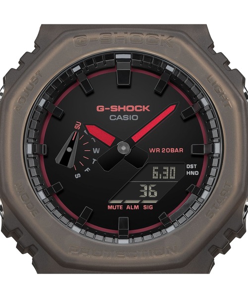G-SHOCK(ジーショック)の「SMOKE LIGHT / 2100シリーズ / GA-2100K-5AJF / Gショック(アナログ腕時計・メンズ・ダークブラウン・FREE)」の6枚目の写真