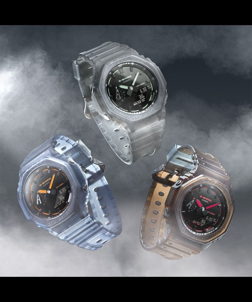G-SHOCK(ジーショック)の「SMOKE LIGHT / 2100シリーズ / GA-2100K-5AJF / Gショック(アナログ腕時計・メンズ・ダークブラウン・FREE)」の2枚目の写真