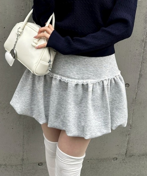 2026SS】レースバルーンミニスカート（スカート）｜continuer de NICE