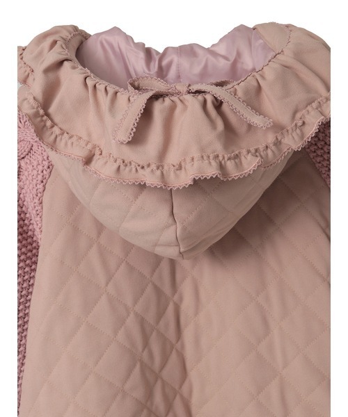 ニット袖付きキルティングブルゾン（ブルゾン）｜PINK HOUSE（ピンク