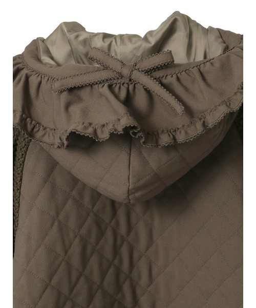 ニット袖付きキルティングブルゾン（ブルゾン）｜PINK HOUSE（ピンク