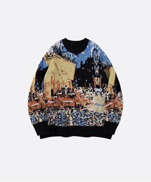 U:UME（ユーム）の「Colored Pattern Sweater（ニット/セーター）」