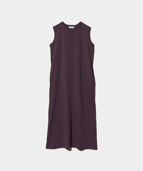 beautiful people(ビューティフルピープル)の「high twist jersey tank top dress(ワンピース・レディース・チャコールグレー/オリーブ・34/36)」の1枚目の写真