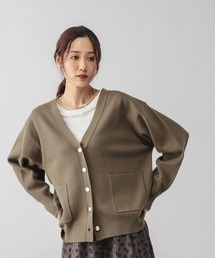 GLOBAL WORK | スウェットライクVネックカーディガン/601629(カーディガン/ボレロ)