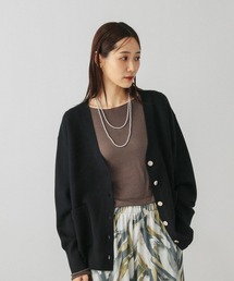 GLOBAL WORK | スウェットライクVネックカーディガン/601629(カーディガン/ボレロ)