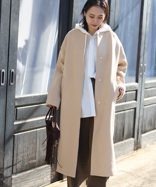 スーパー120ビーバーノーカラーコート（その他アウター）｜JOURNAL