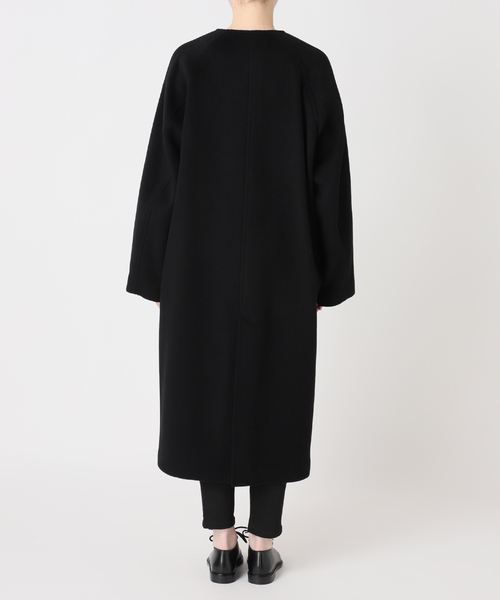 JOURNAL STANDARD（ジャーナルスタンダード）の「スーパー120ビーバーノーカラーコート（その他アウター・レディース・ブラック/ライトグレー/ベージュ系その他/ベージュ・38/36）」の21枚目の写真