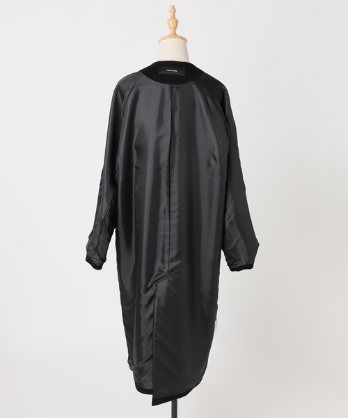 JOURNAL STANDARD（ジャーナルスタンダード）の「スーパー120ビーバーノーカラーコート（その他アウター・レディース・ブラック/ライトグレー/ベージュ系その他/ベージュ・38/36）」の19枚目の写真