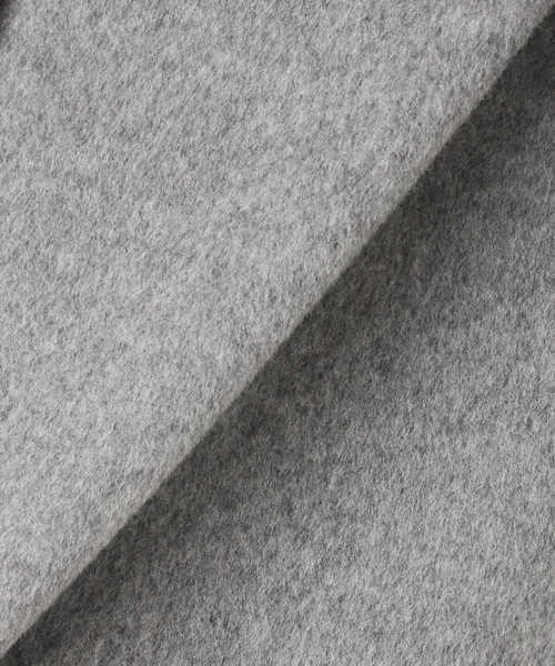 JOURNAL STANDARD（ジャーナルスタンダード）の「スーパー120ビーバーノーカラーコート（その他アウター・レディース・ブラック/ライトグレー/ベージュ系その他/ベージュ・38/36）」の10枚目の写真